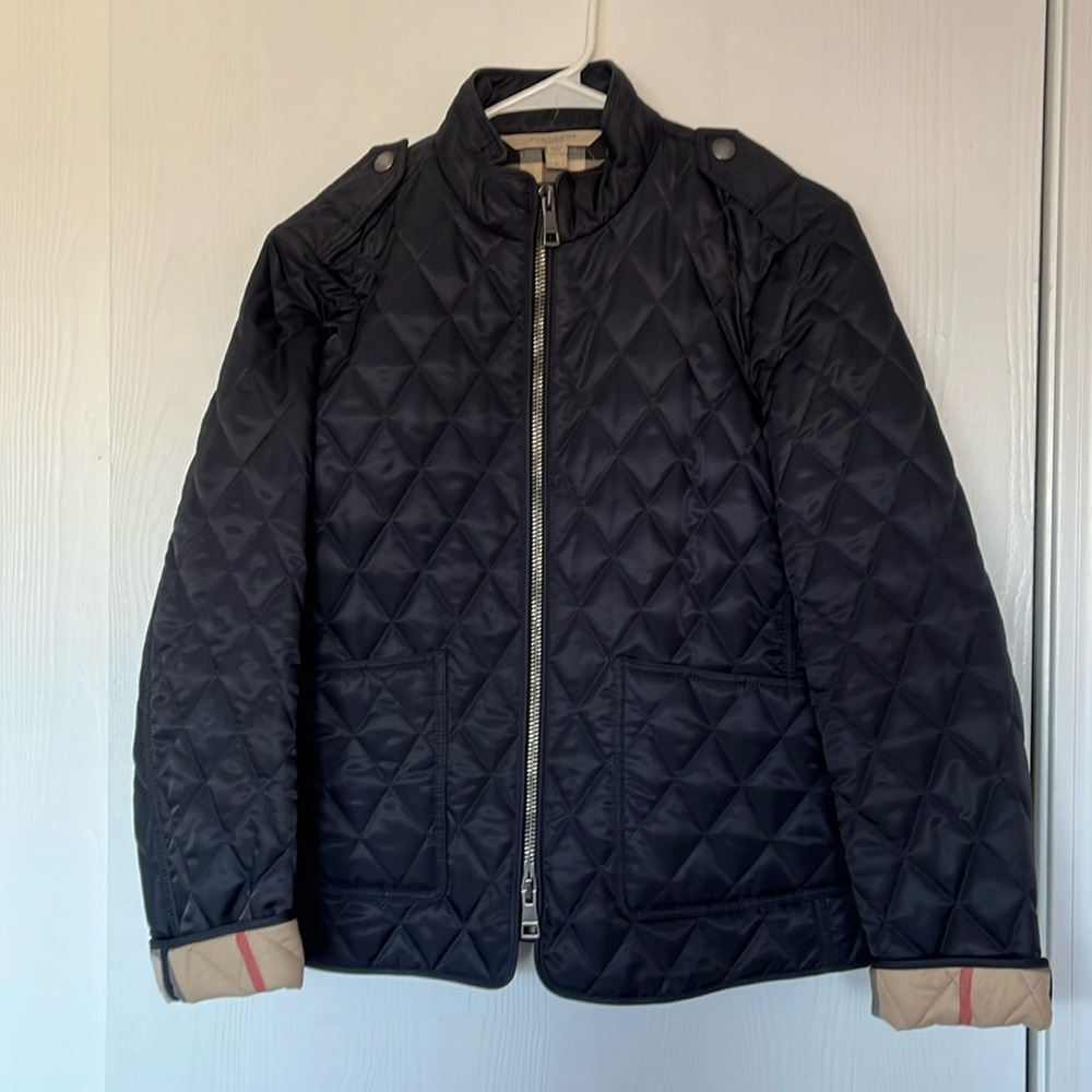 woman’s burberry brit jacket
